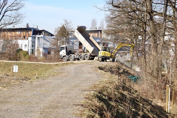 Baustelle am Petersbach