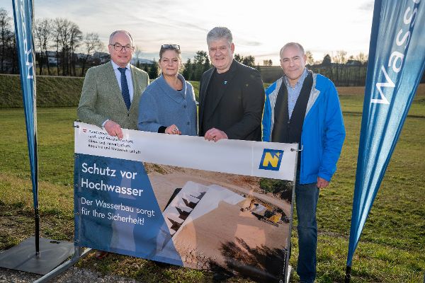 Eröffnung Rückhaltebecken Krügling Wieselburg