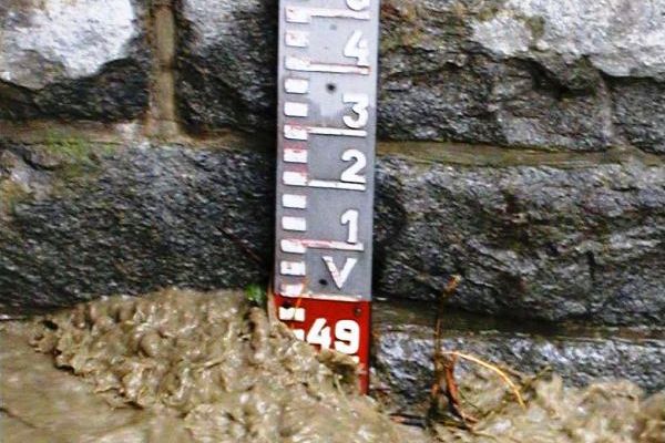 Lattenpegel der Hydrographie Österreichs