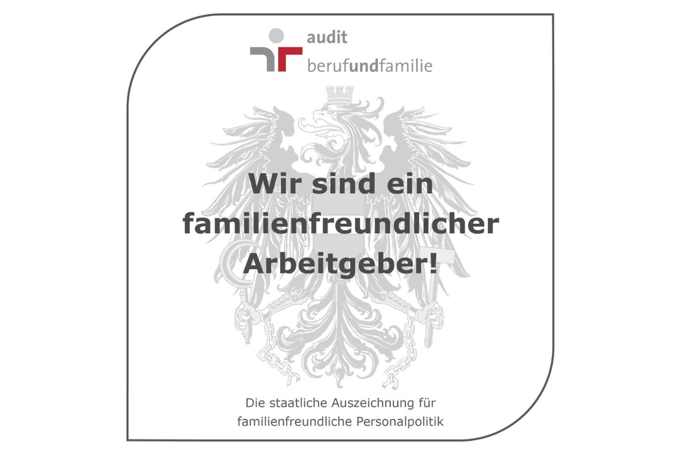 Quality label family-friendly employer 