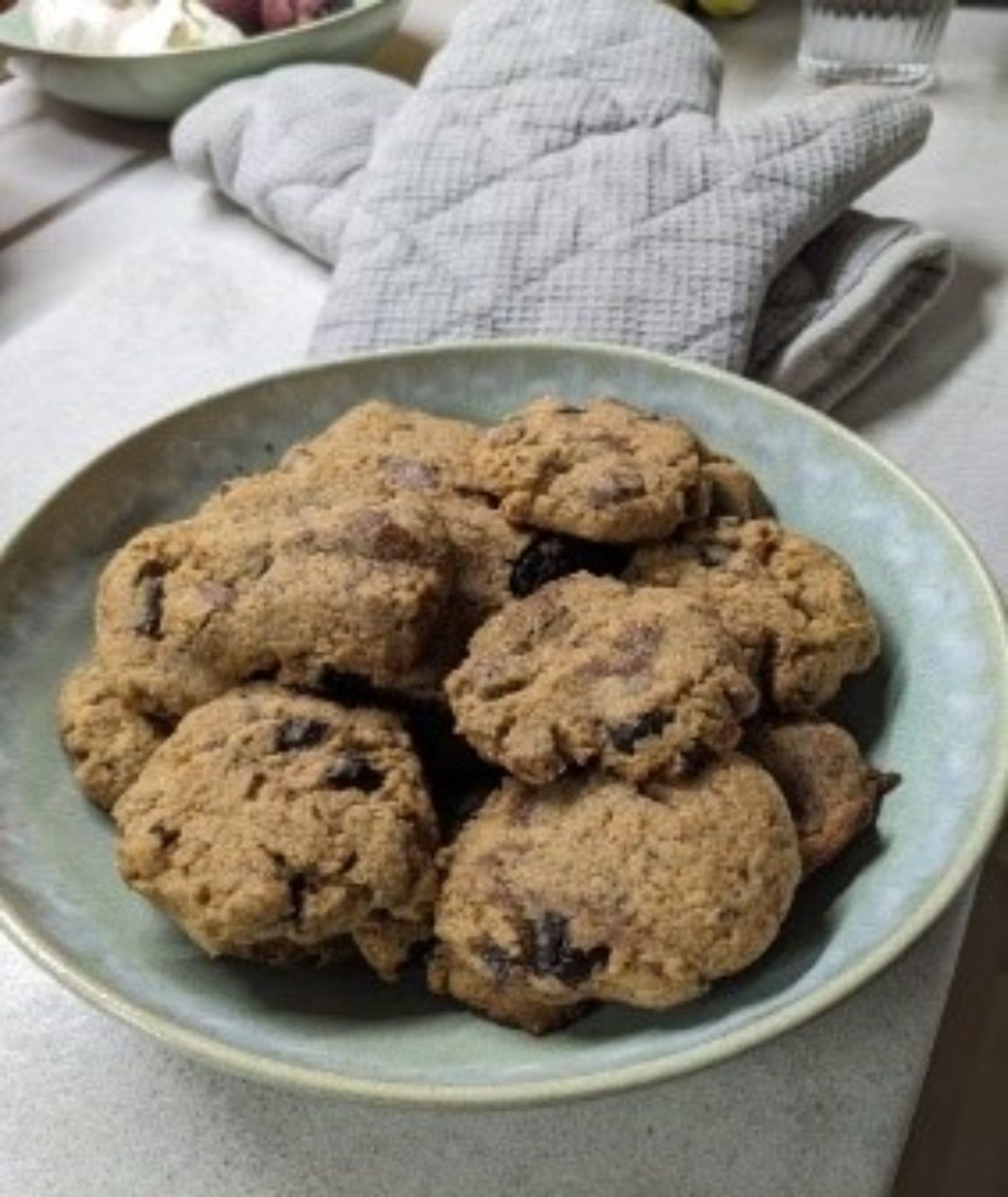 Selbstgemachte Restl-Kekse von den Schüler:innen im Rahmen des Oberstufenkurses "Verwenden statt verschwenden".
