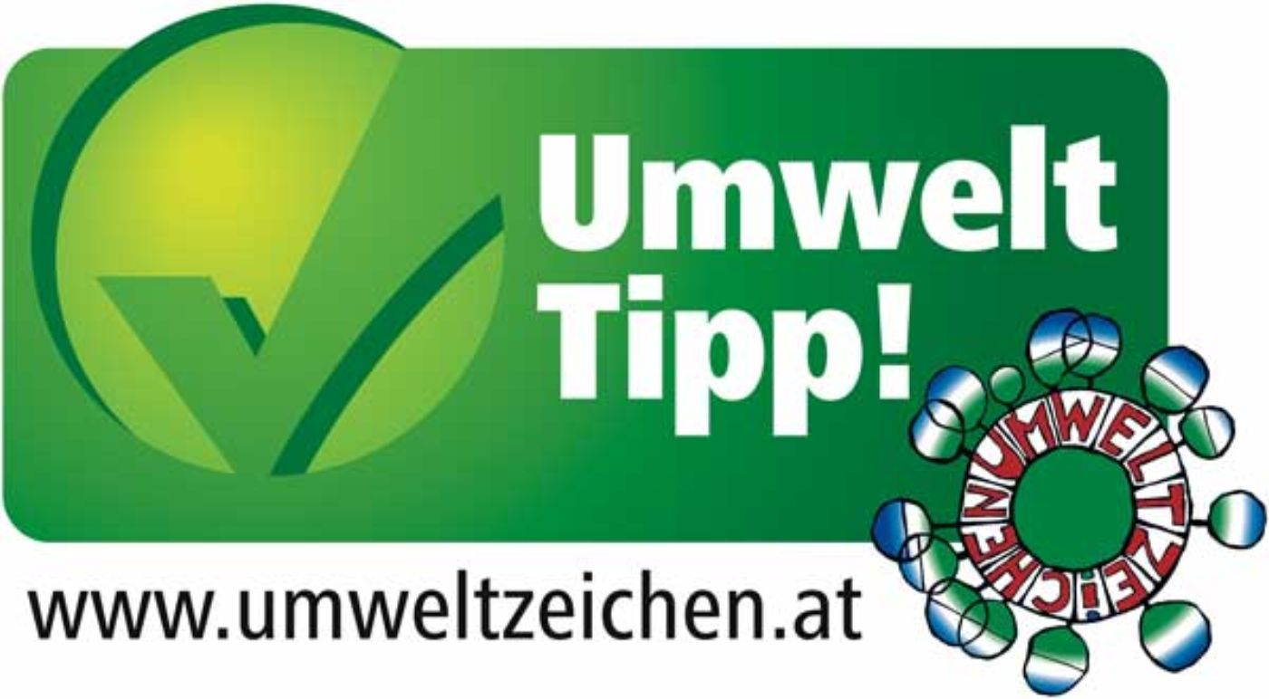 Ein Logo des UmweltTipp! von Clever Einkaufen für Büro und Schule