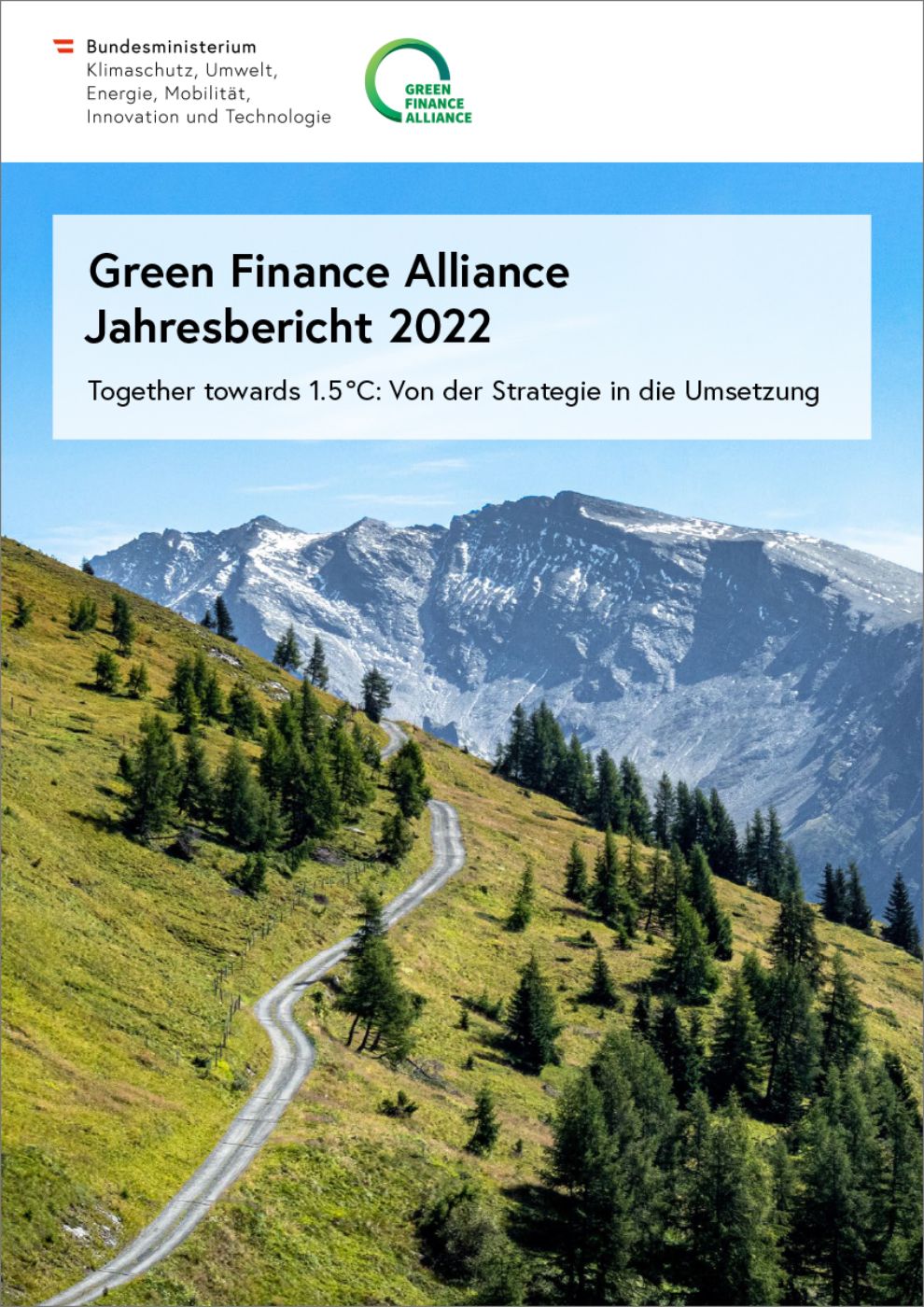 Titelblatt "Green Finance Alliance Jahresbericht 2022"