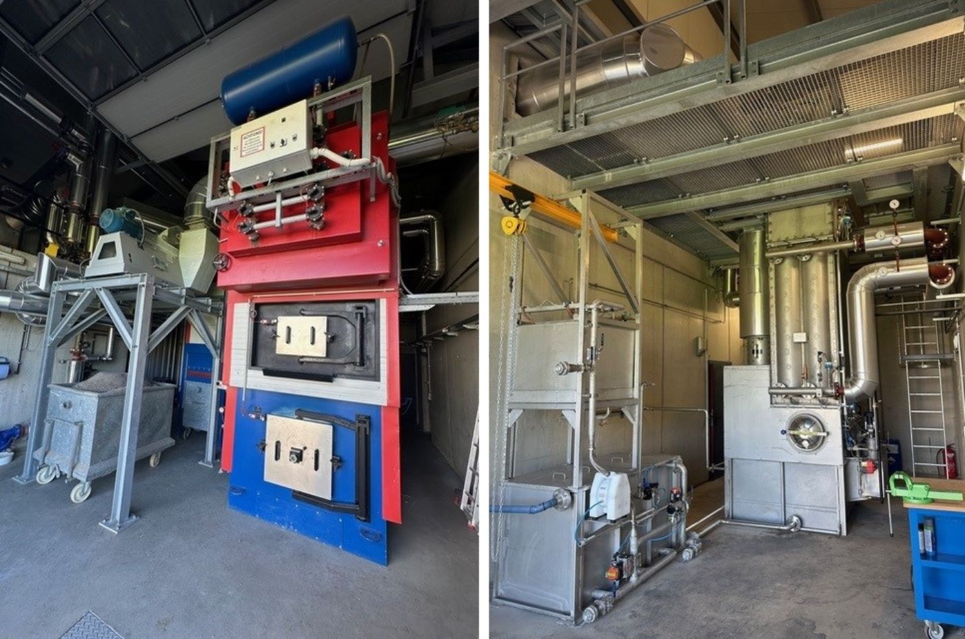 Heizanlage von innen