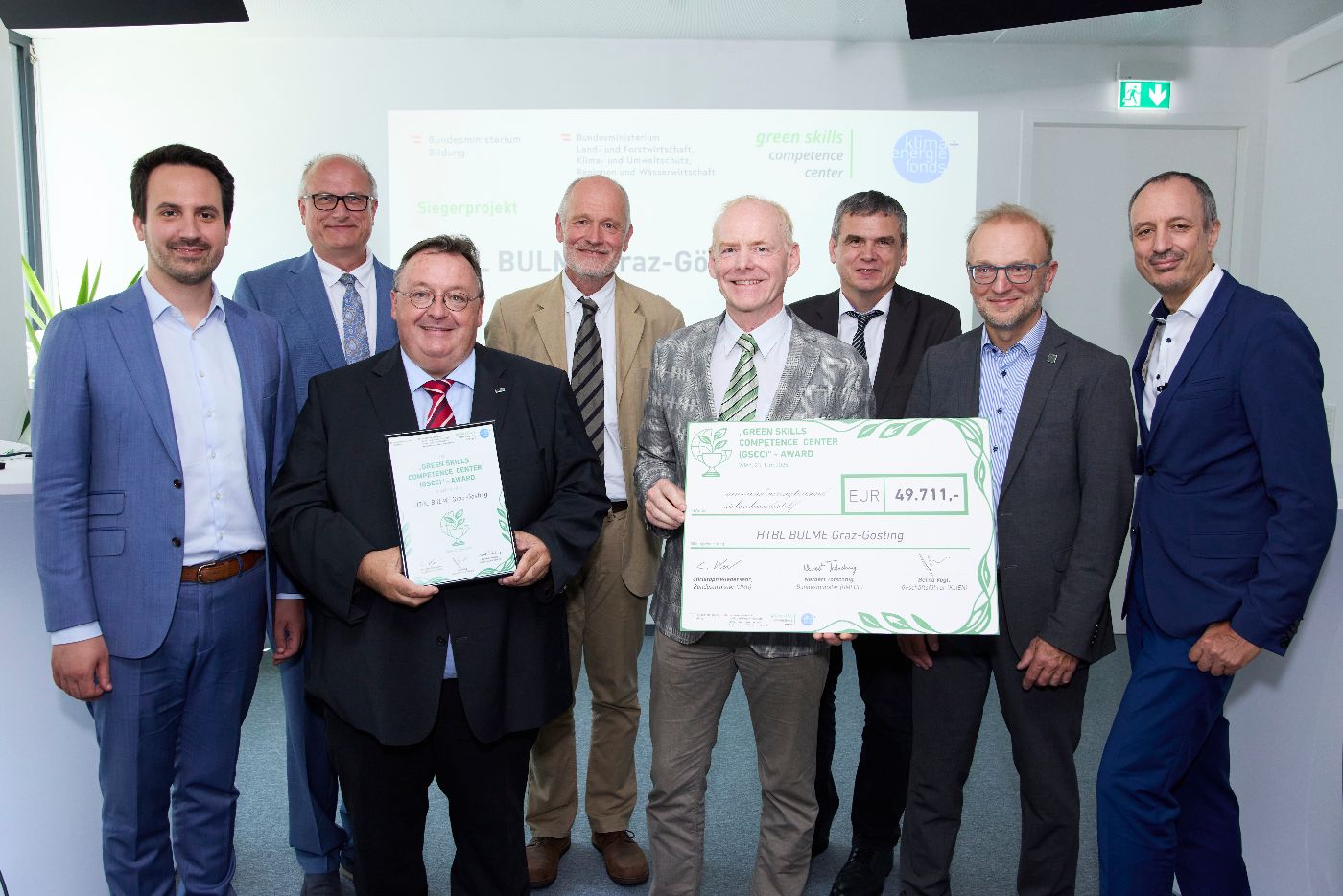 Verleihung "Green Skills Competence Center"-Award