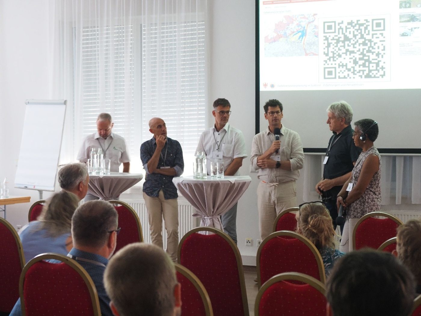 Podiumsdiskussion zur EUSALP AG 8-Präsentation