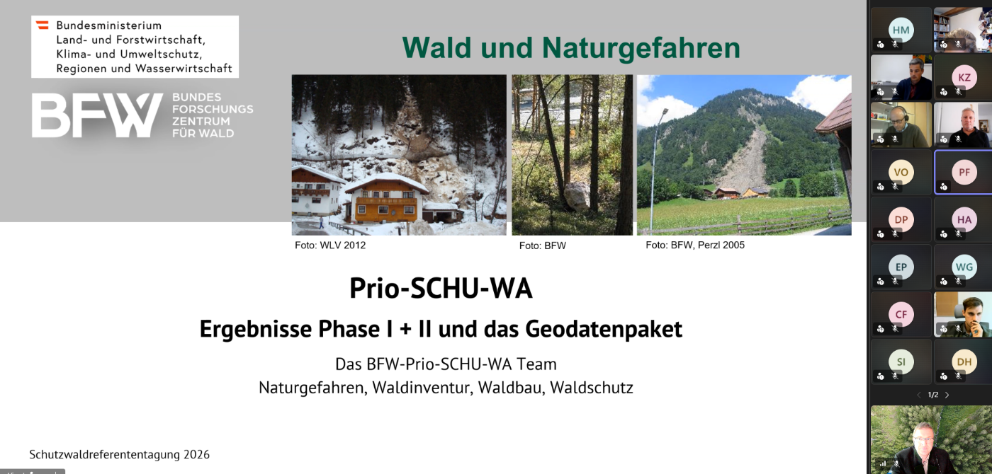 Schutzwaldreferententagung 2026