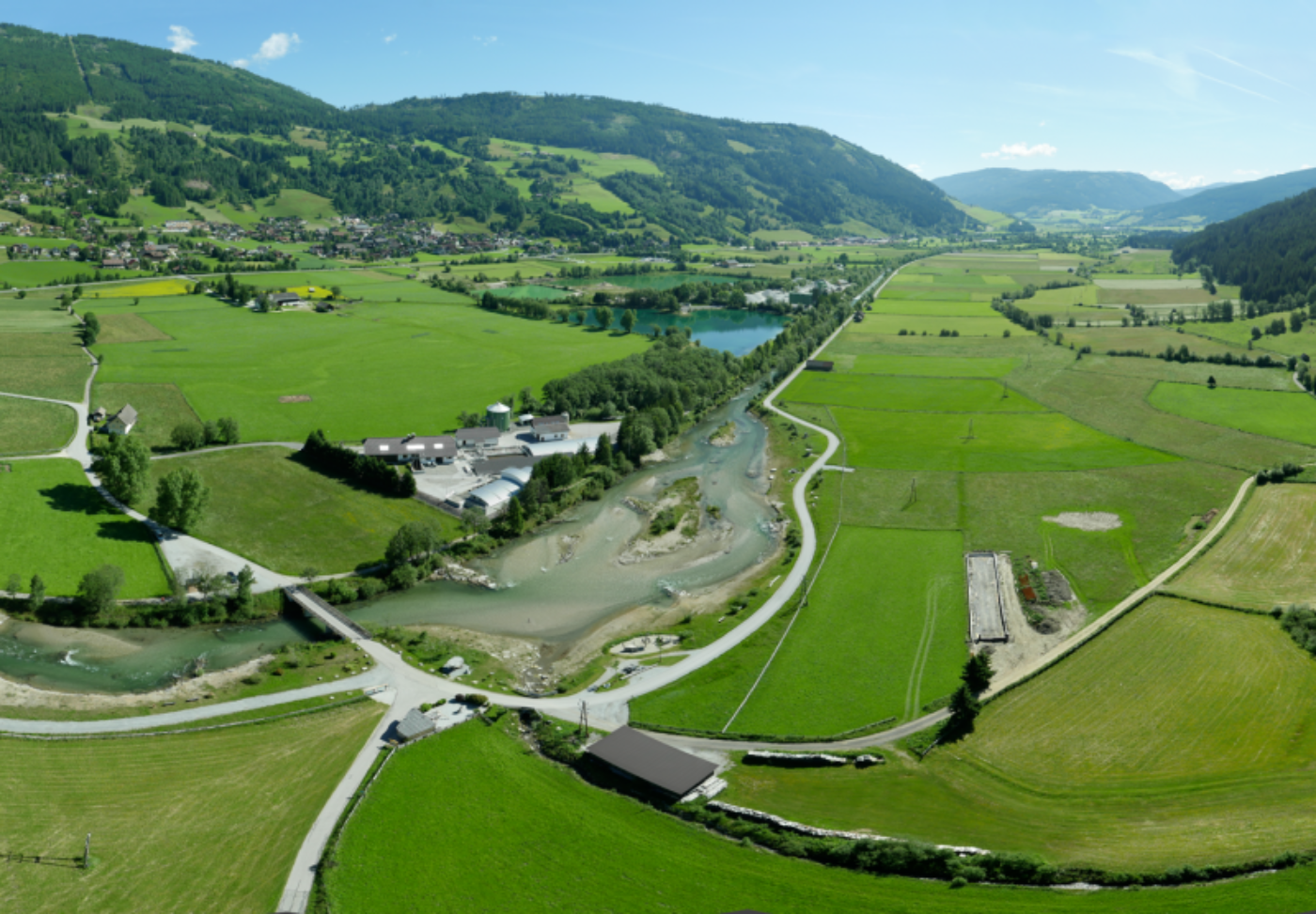 Hochwasserschutz Mur - Stankt Michael im Lungau