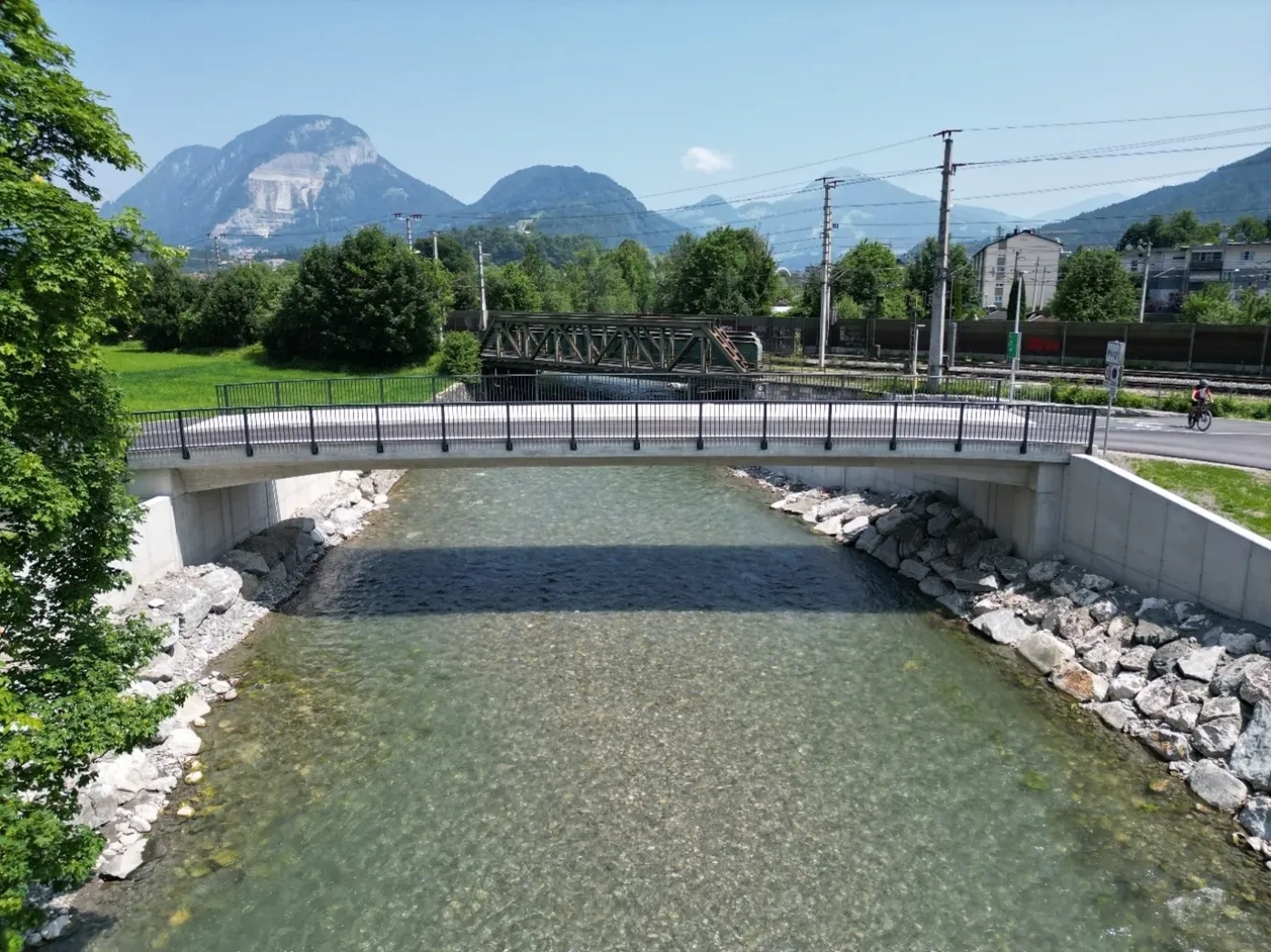 Die neue Rendlbrücke in Tirol.