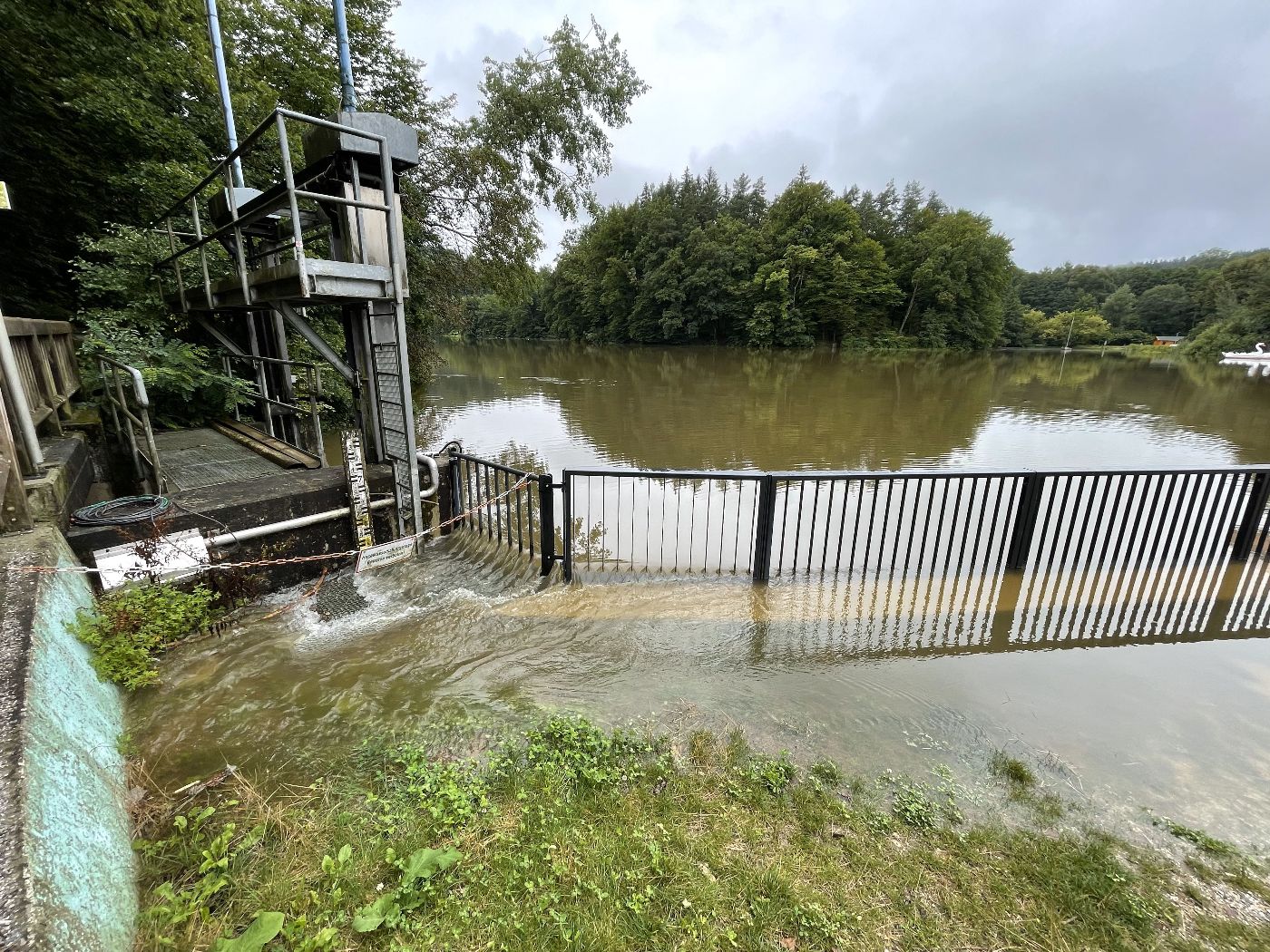 Hochwasser bei Graz.