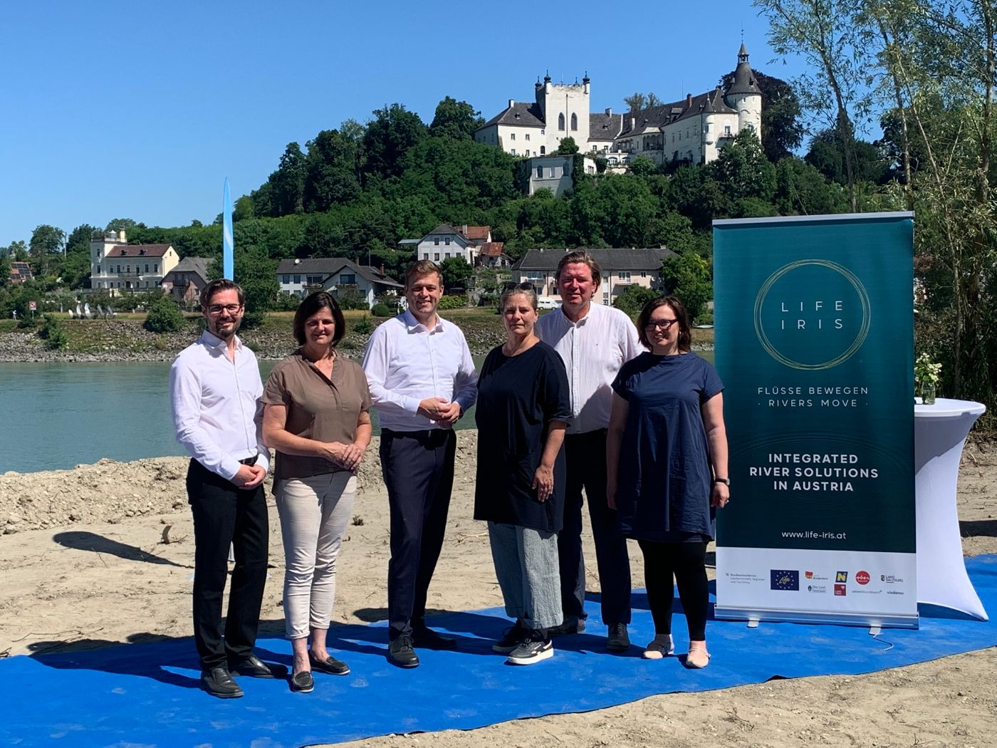Spatenstichfeier Marktau LIFE IRIS Projekt.