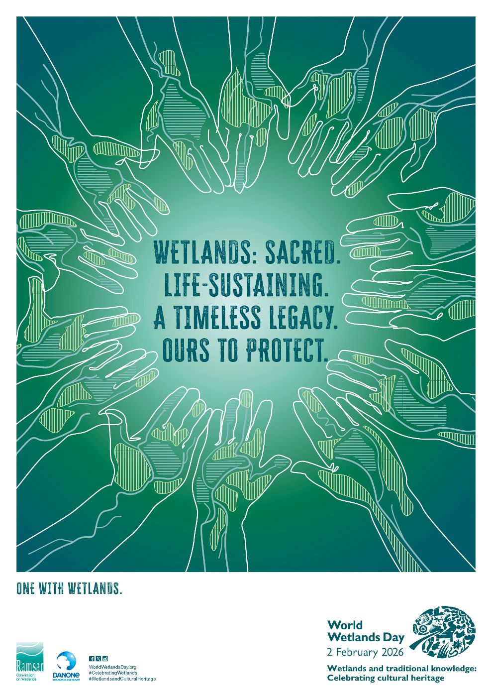 Poster zum Weltfeuchtgebietstag 2026.
