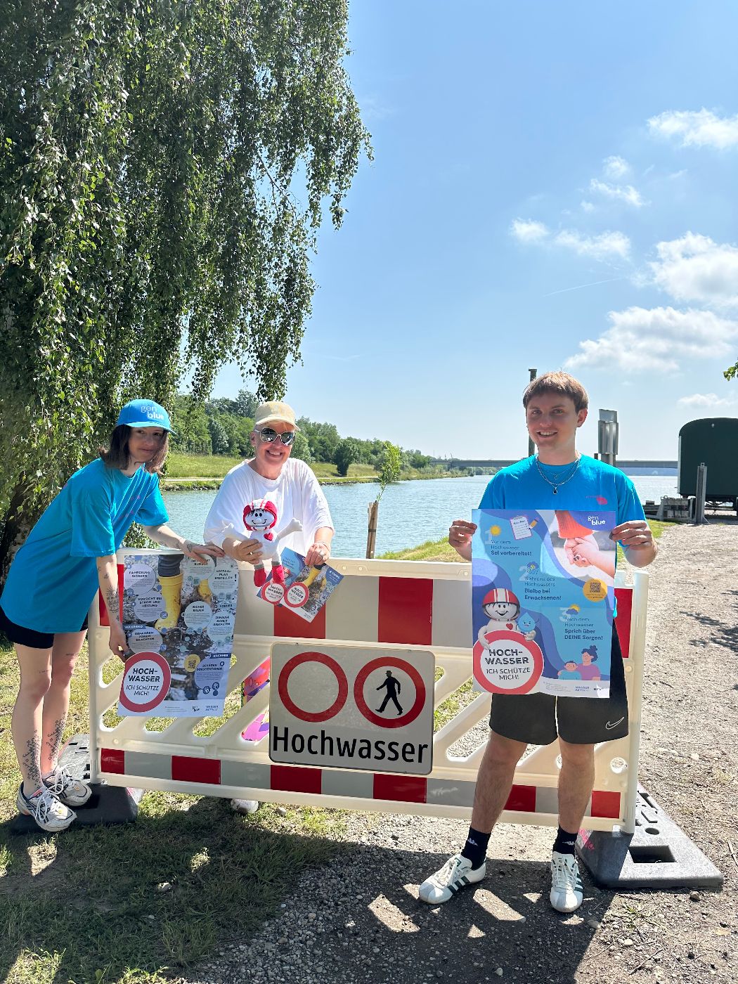 Hochwasserkampagne beim Danube Day in Krems.