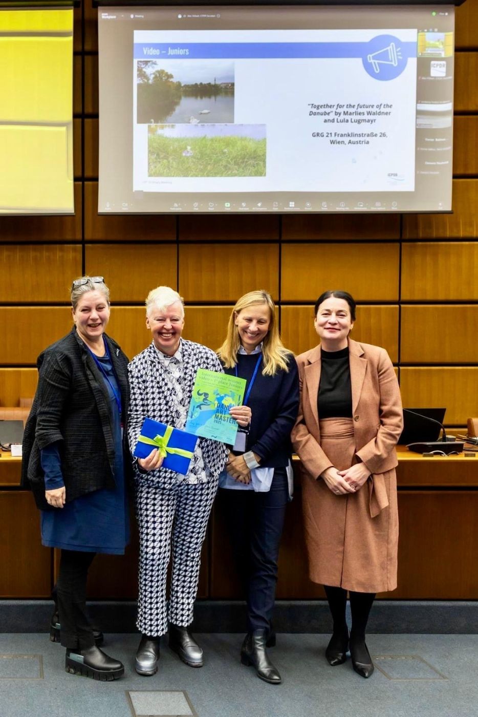 Preisverleihung des internationalen Danube Art Master 2025.