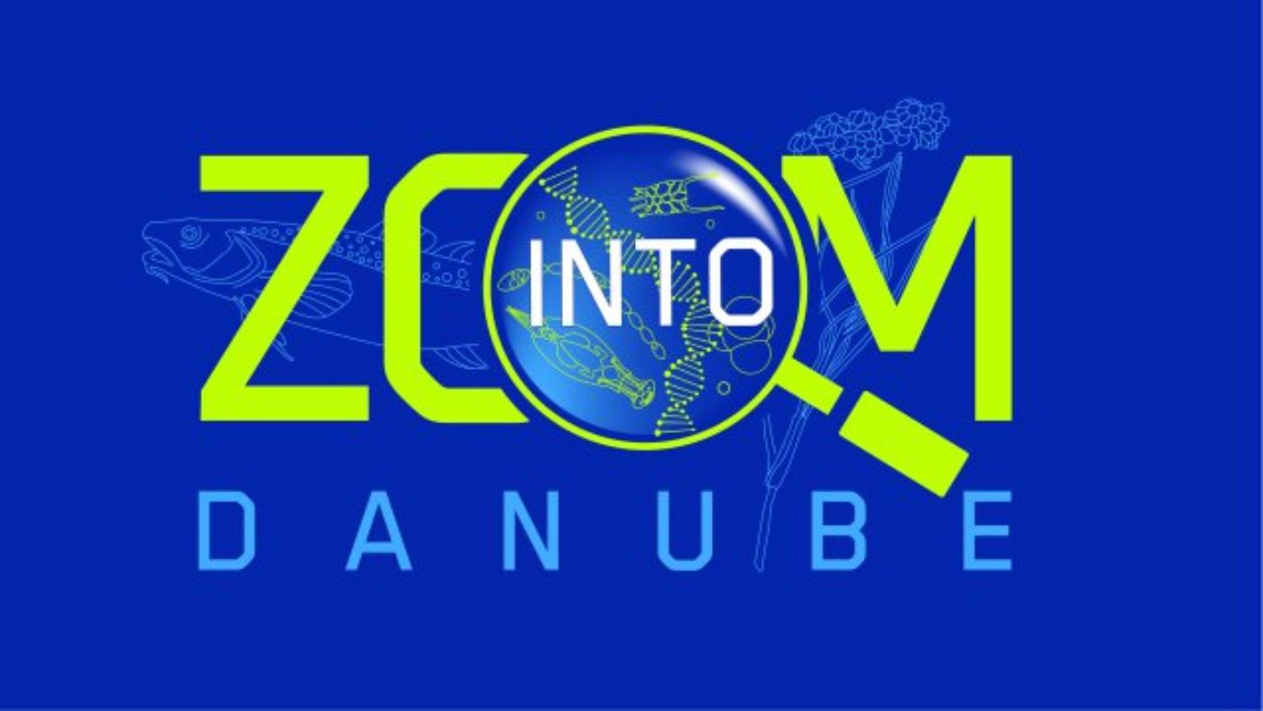 Logo mit Aufschrift: Zoom into Danube.