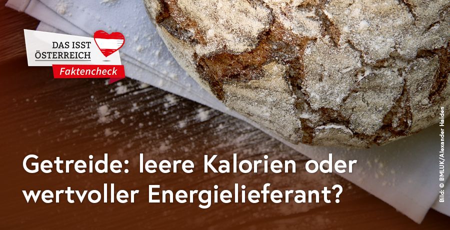 Brot auf Tisch; Getreide: Leere Kalorien oder wertvoller Energielieferant?