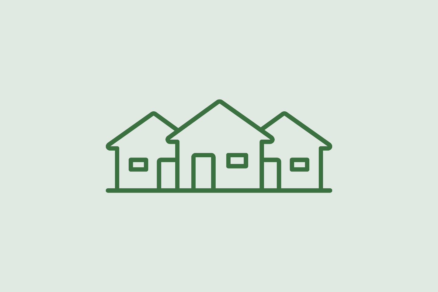  Icon Dorf Häuser