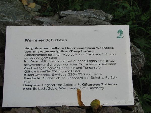 Geologischer Lehrpfad Phyrn-Priel (Steinschau)