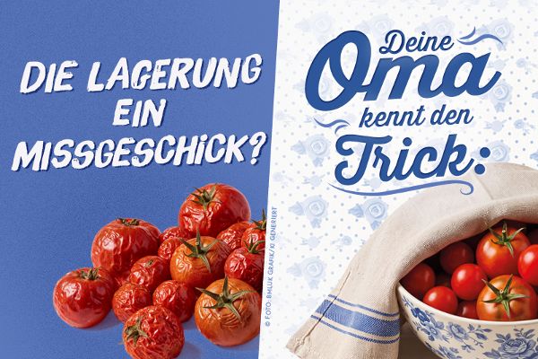 Lagerung von Tomaten