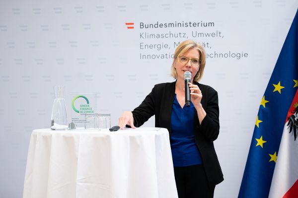 Green Finance: Jahresveranstaltung 2023 - Eröffnung durch Bundesministerin Leonore Gewessler