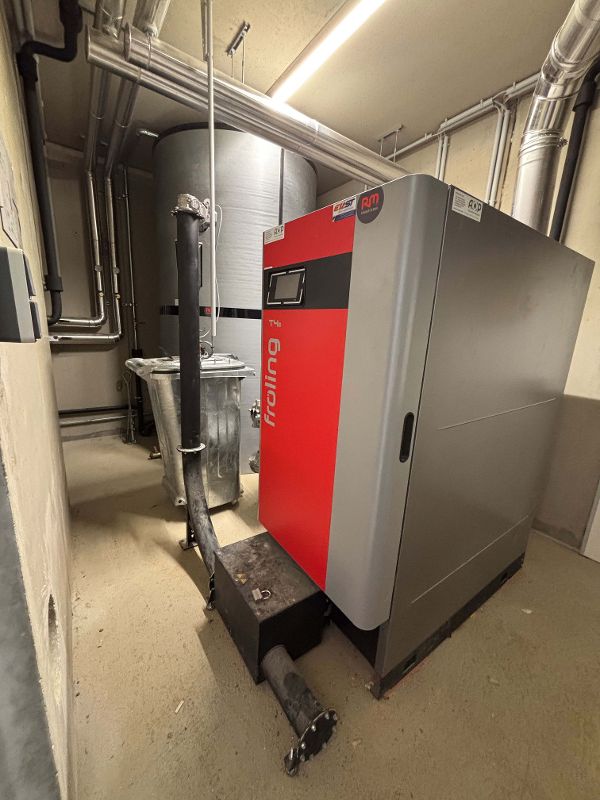 Biomasse-Kessel des Kindergartens St. Johann in der Haide