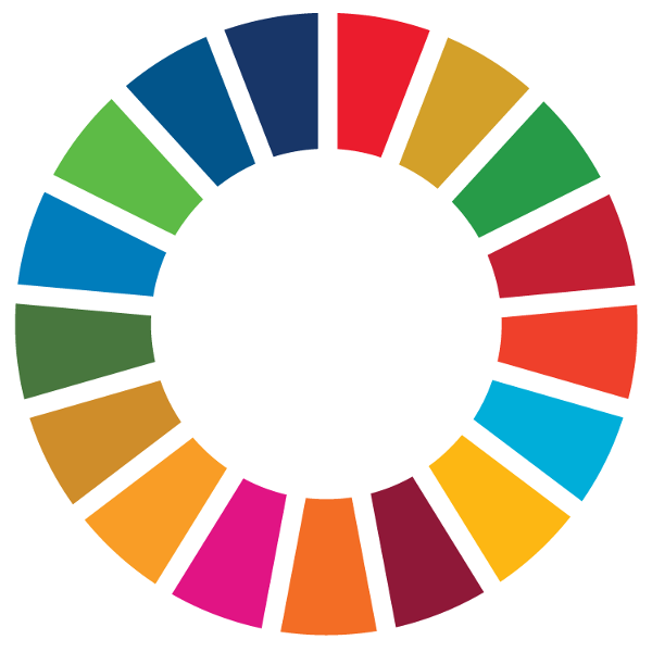 Rundes Logo der Sustainable Development Goals