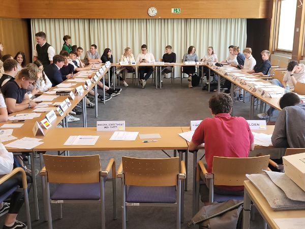 Ratssimulation Hörsaal 1