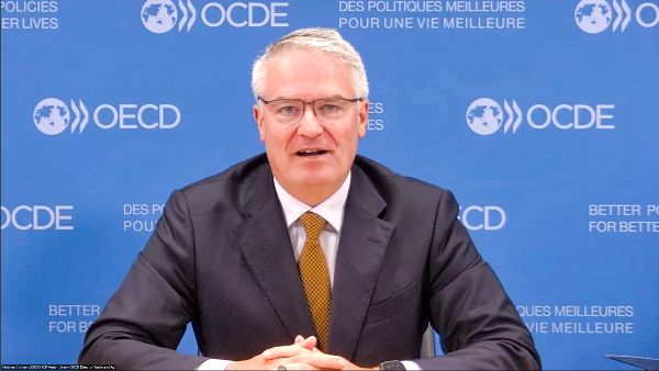 Das Bild zeigt Mathias Cormann, Generaldirektor der Organisation für wirtschaftliche Zusammenarbeit und Entwicklung