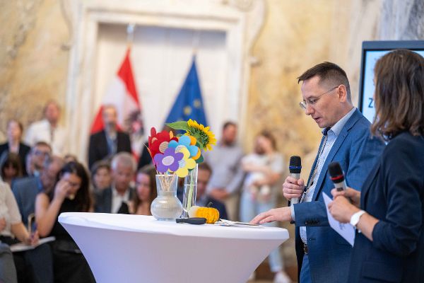 Vortrag des Handlungsfeldteams fünf