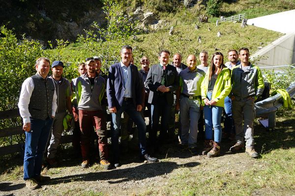 Segnungsfeier Schutzprojekt Trojeralmbach