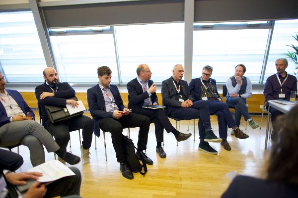 Diskussionsrunde beim World Cafe