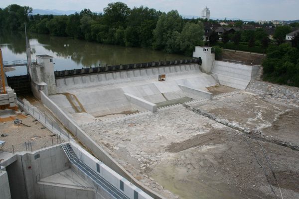 Fischaufstieg bei Wehranlage