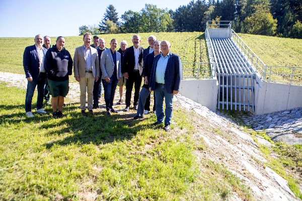 Eröffnung Rückhaltebecken Riedlingsdorf
