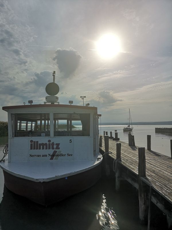 Dampfer am Neusiedler See