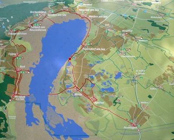 Überblickskarte Neusiedler See
