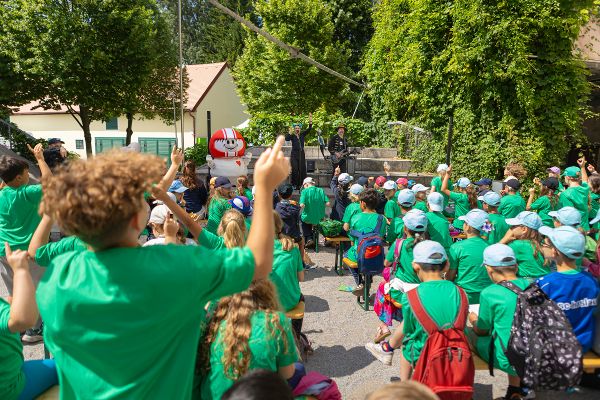 Konzert der Donaupiraten im Nationalpark Donau-Auen.