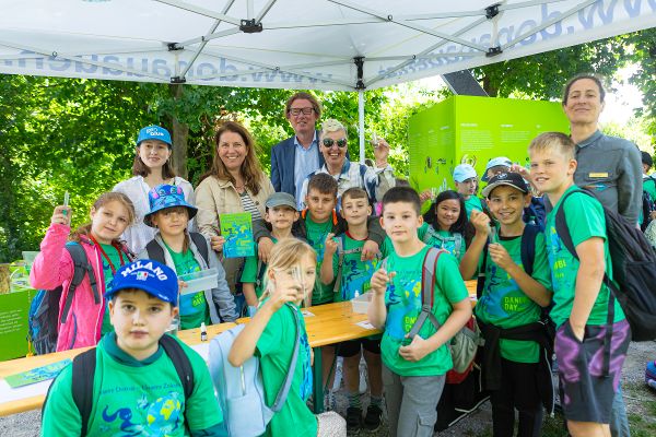 Gruppenfoto beim Danube Day im Nationalpark Donau-Auen 2025.