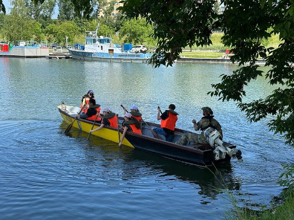Bootsfahrt beim Danube Day in Krems.