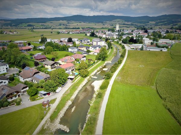 Bereits umgesetzter Teilbereich im Abschnitt 1 (km 16,9) kurz nach Fertigstellung.