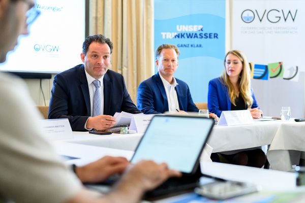 Pressekonferenz TRINK'WASSERTAG 2024: Von der Wassergewinnung bis ins Wasserglas