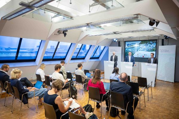 Pressekonferenz Wasser im Klimawandel am 09. Juni 2026.