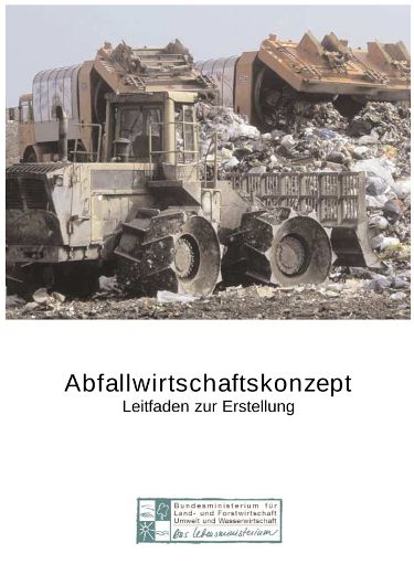 Abfallwirtschaftskonzept - Leitfaden zur Erstellung