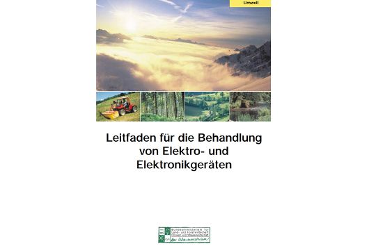 Deckblatt Leitfaden für die Behandlung von Elektroaltgeräten