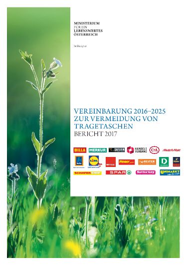 Vereinbarung 2016-2025 zur Vermeidung von Tragtaschen - Bericht 2017