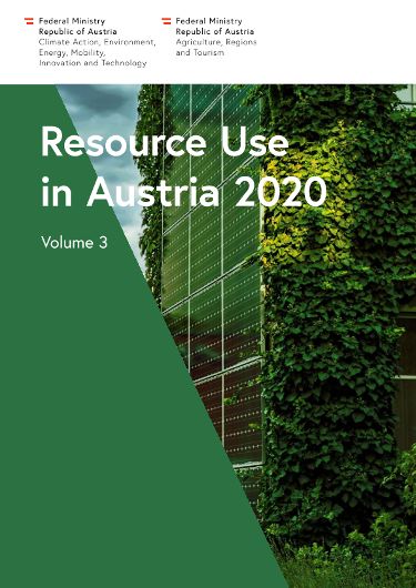 Resource Use in Austria 2020 - Volume 3