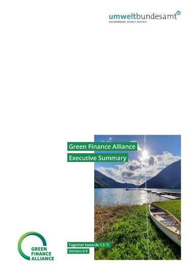 Green Finance Alliance - Executive Summary - Together towards 1.5 °C - version 4.0 