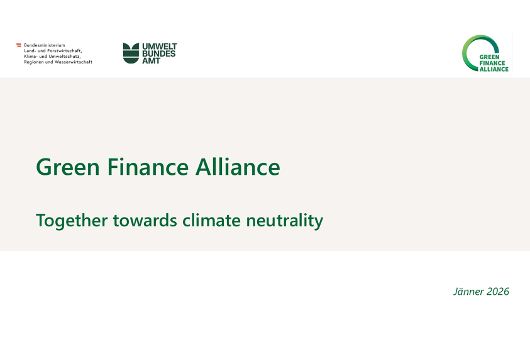 Cover Green Finance Alliance - Together towards climate neutrality