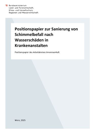 Positionspapier Schimmel-Krankenanstalten 2025