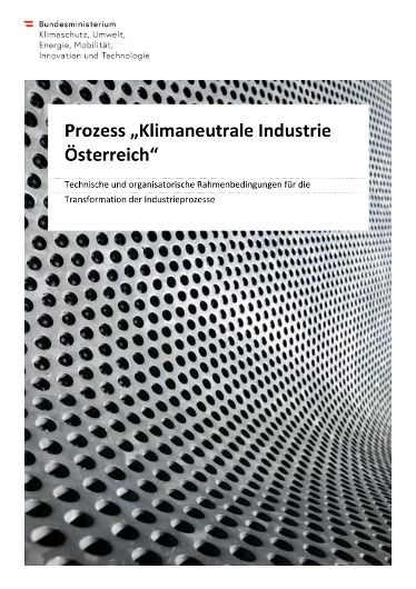 Prozess „Klimaneutrale Industrie Österreich“
