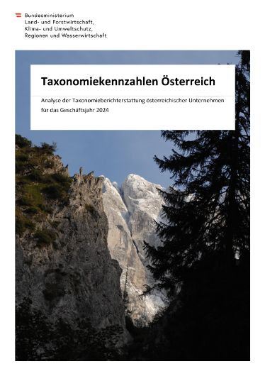 Taxonomiekennzahlen Österreich 2024
